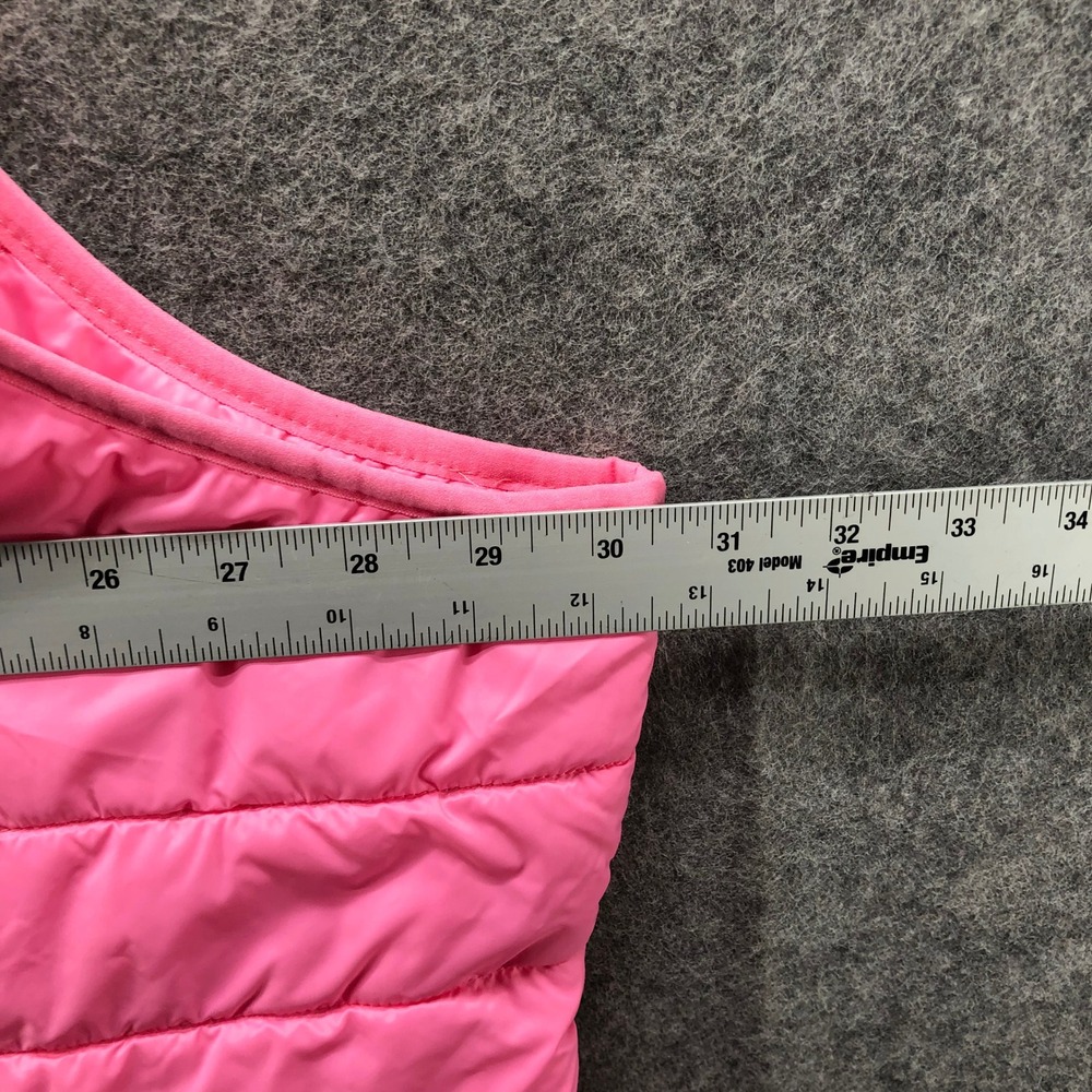 Torrid Lightweight Pink Puffer Vest Womens 5X Zip Hooded Quilted Jacket - Picture 10 of 11
